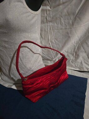 Red Shinny Purse